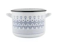 Garnki - Florina Garnek emaliowany prosty by Emalia Polska Pleszew 22 cm 5,5 l - miniaturka - grafika 1