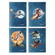 Zeszyty szkolne - Zeszyt A4/60K kratka PP Cosmo (4szt) NARCISSUS - miniaturka - grafika 1