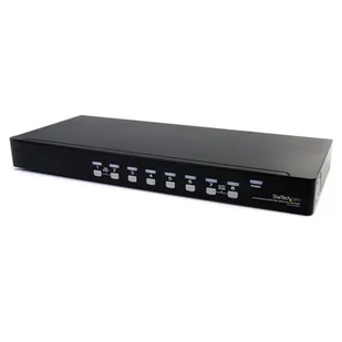 StarTech SV831DUSBAU przełącznik KVM Możliwości montowania w stelażu Czarny SV831DUSBAU - Przełączniki KVM - miniaturka - grafika 1