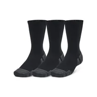 Skarpetki damskie - Skarpety wysokie UNDER ARMOUR UA PERFORMANCE TECH 3PK CREW 1379512-001 – Czarny - miniaturka - grafika 1