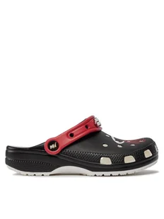Crocs Klapki Crocs Classic Nba Miami Heats Clog 208861 Czarny - Klapki i japonki męskie - miniaturka - grafika 1