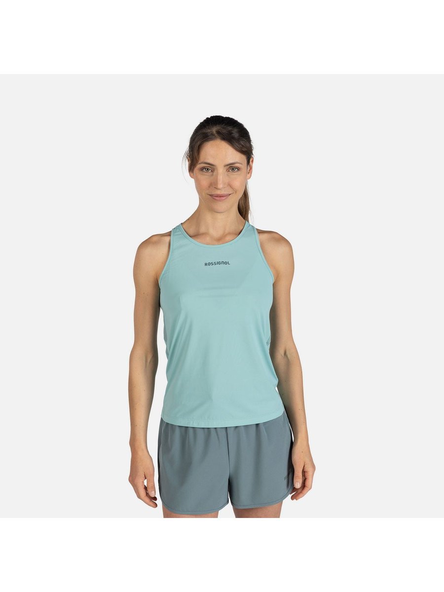 Top do biegania damski ROSSIGNOL W Sidelhorn Tank niebieski S
