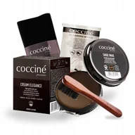 Środki do obuwia i ubrań - Zestaw 5w1 do Pielęgnacji i Polerowania Butów z Brązową Pastą Coccine - miniaturka - grafika 1