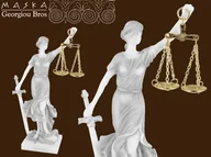 Figurki dekoracyjne - Temida - alabaster grecki - miniaturka - grafika 1