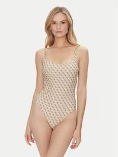 Guess Strój kąpielowy E5GJ45 KCRL2 Beżowy - Stroje kąpielowe - miniaturka - grafika 1