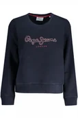 Bluzy damskie - PEPE JEANS BLUZA DAMSKA BEZ ZAMKU NIEBIESKA - miniaturka - grafika 1