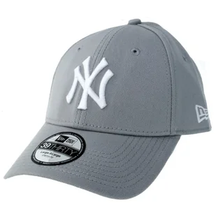 New Era Męska czapka z daszkiem 39thirty League Basic Neyyan MLB Basic NY Yankees 39Thirty Stretch Back 10298279, szara/biała, L/XL - Czapki damskie - miniaturka - grafika 1