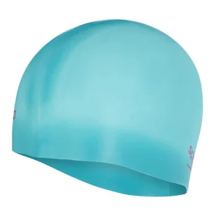 Dziecięcy CZEPEK SILIKONOWY SPEEDO PLAIN MOUD SILC CAP JU 8-70990H201 – Niebieski - Pływanie - miniaturka - grafika 1