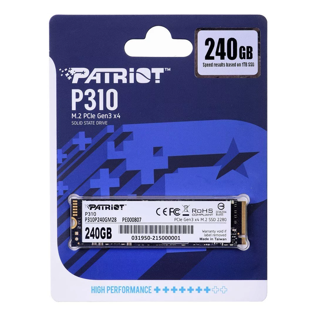 Patriot SSD Viper P310 M.2 PCI-Ex4 NVMe 240GB