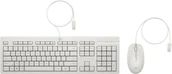 Klawiatury - HP 225 Wired Mouse and Keyboard Combo White 86J24AA - miniaturka - grafika 1