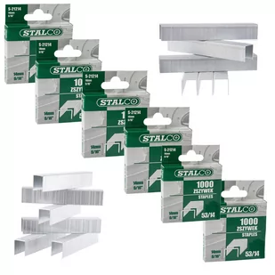 Zestaw ZSZYWEK 10 opakowań STALOWE Zszywacz 10mm - Nity - miniaturka - grafika 1