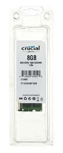 Crucial 8GB 1x8GB 1600MHz DDR3 CL11 1.35V SODIMM (CT102464BF160B) - Pamięci RAM - miniaturka - grafika 1