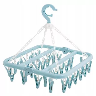 Wieszak suszarka na skarpetki bieliznę 32 klipsy - Suszarki na ubrania - miniaturka - grafika 1