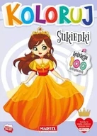 Kolorowanki, wyklejanki - Koloruj - Sukienki - miniaturka - grafika 1