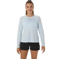 Koszulki i topy damskie - Damska Koszulka z długim rękawem ASICS CORE LS TOP W 2012C333-404 – Niebieski - miniaturka - grafika 1