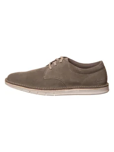 Clarks Skórzane trzewiki "Forge Vibe" w kolorze khaki - Półbuty męskie - miniaturka - grafika 1