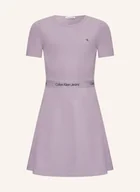Sukienki - Calvin Klein Sukienka Z Dżerseju violett - miniaturka - grafika 1