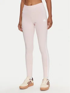 adidas Legginsy Future Icons 3-Stripes IW5293 Różowy Slim Fit - Spodnie damskie - miniaturka - grafika 1