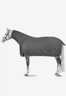 Horze Derka padokowa z kołnierzem Glasgow 150g 600D - blackened pearl grey - Derki dla konia - miniaturka - grafika 1