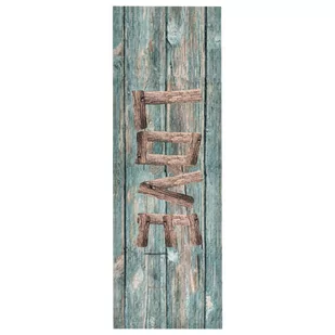 vidaXL Kuchenna mata podłogowa Love, 60x180 cm - Wycieraczki - miniaturka - grafika 1