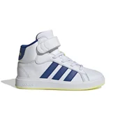 Sneakersy damskie - Dziecięce Sneakersy ADIDAS GRAND COURT MID K IE3861 – Biały - miniaturka - grafika 1