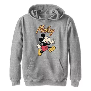 Bluzy dla chłopców - Disney Chłopięca bluza z kapturem Mickey, Sportowa wrzosowa, XL - grafika 1