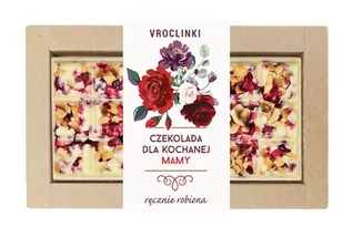 Czekolada biała z żurawiną i orzechami laskowymi - Dzień Mamy kwiaty - Czekolada - miniaturka - grafika 1