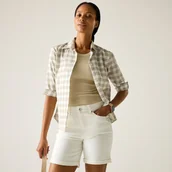 Koszule damskie - Regatta Koszula damska z rękawem 3/4 Keralin Brązowy, Rozmiar: 44 - miniaturka - grafika 1