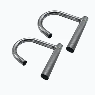 Sveltus Uchwyty na gumy oporowe 2 szt Sveltus Power Band Handle srebrne 0579 - Pozostały sprzęt i akcesoria do ćwiczeń - miniaturka - grafika 1