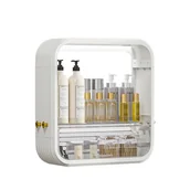 Pudełka i szkatułki - Szkatułka organizer kuferek na kosmetyki biżuterię AMBER - miniaturka - grafika 1