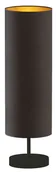 Lampy stojące - Lampka nocna na szafkę na czarnym stelażu - D3-L75 - miniaturka - grafika 1