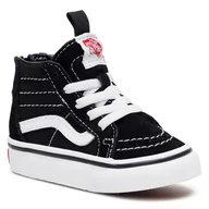 Sneakersy damskie - Sneakersy VANS - Sk8-Hi Zip VN000XG5Y281 Black/White - miniaturka - grafika 1