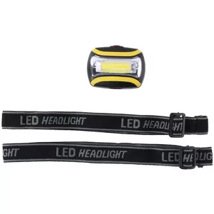 Dunlop Latarka czołowa turystyczna LED żółty) - Latarki - miniaturka - grafika 1