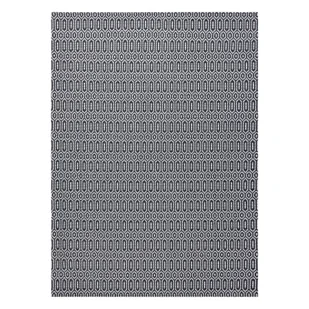 Dywan CASA Ekologiczny, EKO SIZAL Boho Oczka 22075 czarny / , z bawełny recyklingowanej szary 192x290 cm - Dywany - miniaturka - grafika 1