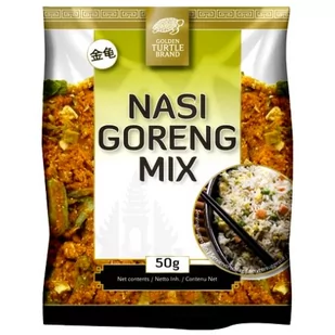 Golden Turtle Brand Mieszanka przypraw i warzyw do ryżu Nasi Goreng 50g - - Kuchnie świata - miniaturka - grafika 1