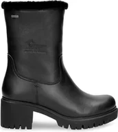 Kozaki damskie - Panama Jack Piola damskie kozaki z ciepłą podszewką, półcholewka, Negro B002, 38 EU - miniaturka - grafika 1