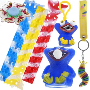 7 X POPIT HUGGY WUGGY TOY BRELOK SQUIDOPOP - Zabawki sensoryczne - miniaturka - grafika 1