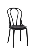 Krzesła - Modesto Design MODESTO krzesło TONI czarne - polipropylen 8320.BLACK [12585292] - miniaturka - grafika 1