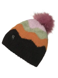 Protest Czapka "Loisy" w kolorze czarnym ze wzorem - Czapki damskie - miniaturka - grafika 1