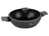 Patelnie - BerlingerHaus Niska patelnia z pokrywką, kolekcja Antracyt Ø 28 cm - miniaturka - grafika 1