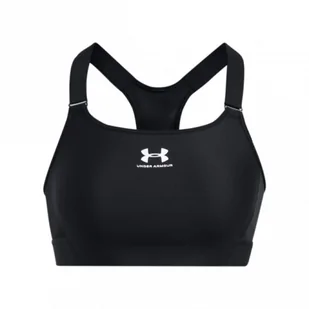 Biustonosz treningowy Under Armour UA HeatGear High - czarny - UNDER ARMOUR - Bielizna sportowa damska - miniaturka - grafika 1