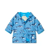 Kurtki i płaszcze dla chłopców - Hatley Płaszcz przeciwdeszczowy dla chłopców, Swimming Sharks, 12-18 Miesiące - miniaturka - grafika 1