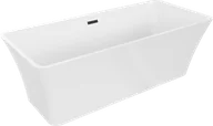 Wanny - Mexen Tonia wanna wolnostojąca 170 x 75 cm, biała, przelew czarny - 52171707500-70 - miniaturka - grafika 1