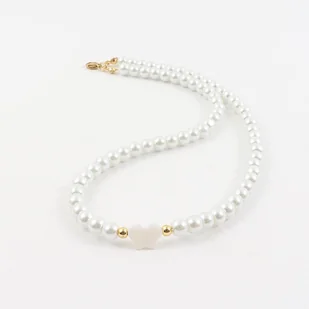 Delikatny naszyjnik z perełkami - Naszyjniki - miniaturka - grafika 1