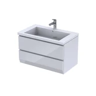Szafki łazienkowe - Oristo Szafka pod umywalkę 85 cm BRYLANT biała - miniaturka - grafika 1