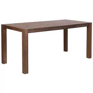 Beliani Stół do jadalni drewniany ciemny brąz 180 x 85 cm NATURA - Stoły - miniaturka - grafika 1
