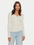 Bluzki damskie - Guess Bluzka Kyla W4BP51 KBCO2 Biały Regular Fit - miniaturka - grafika 1