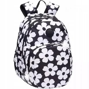 COOLPACK PLECAK SZKOLNY MŁODZIEŻOWY W KWIATY DLA DZIEWCZYN CZARNY BIAŁY CP - Plecaki szkolne i tornistry COOLPACK PLECAK SZKOLNY MŁODZIEŻOWY W KWIATY DLA DZIEWCZYN CZARNY BIAŁY CP - Plecaki szkolne i tornistry - miniaturka - grafika 1