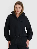 Kurtki damskie - 4F Kurtka przejściowa damska - czarna L - miniaturka - grafika 1