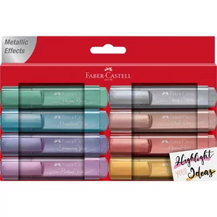 Faber-Castell Zakreślacz metaliczny 8 kolorów - Przybory szkolne - miniaturka - grafika 1